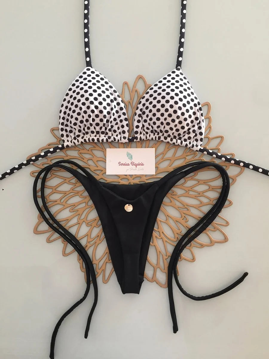 Coastal Stripe Monokini Bikini