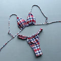 Gingham Brazilian Thong Set