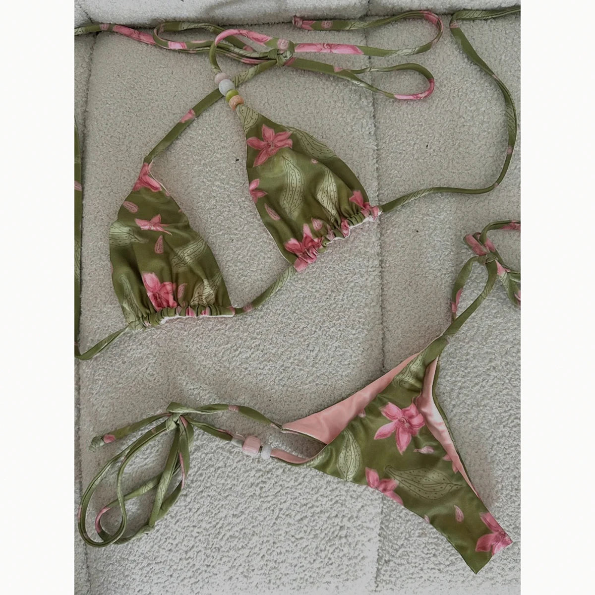 The Sweetheart Floral micro Bikini Set